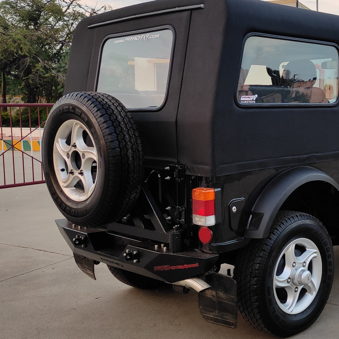 Rear Tandem Tyre Carrier - Mahindra Thar CRDE - Prad Shop