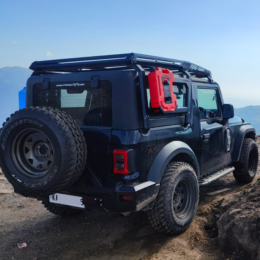 Full Roofrack with Ladder and Jerry Can Mount – New Mahindra Thar (2020)