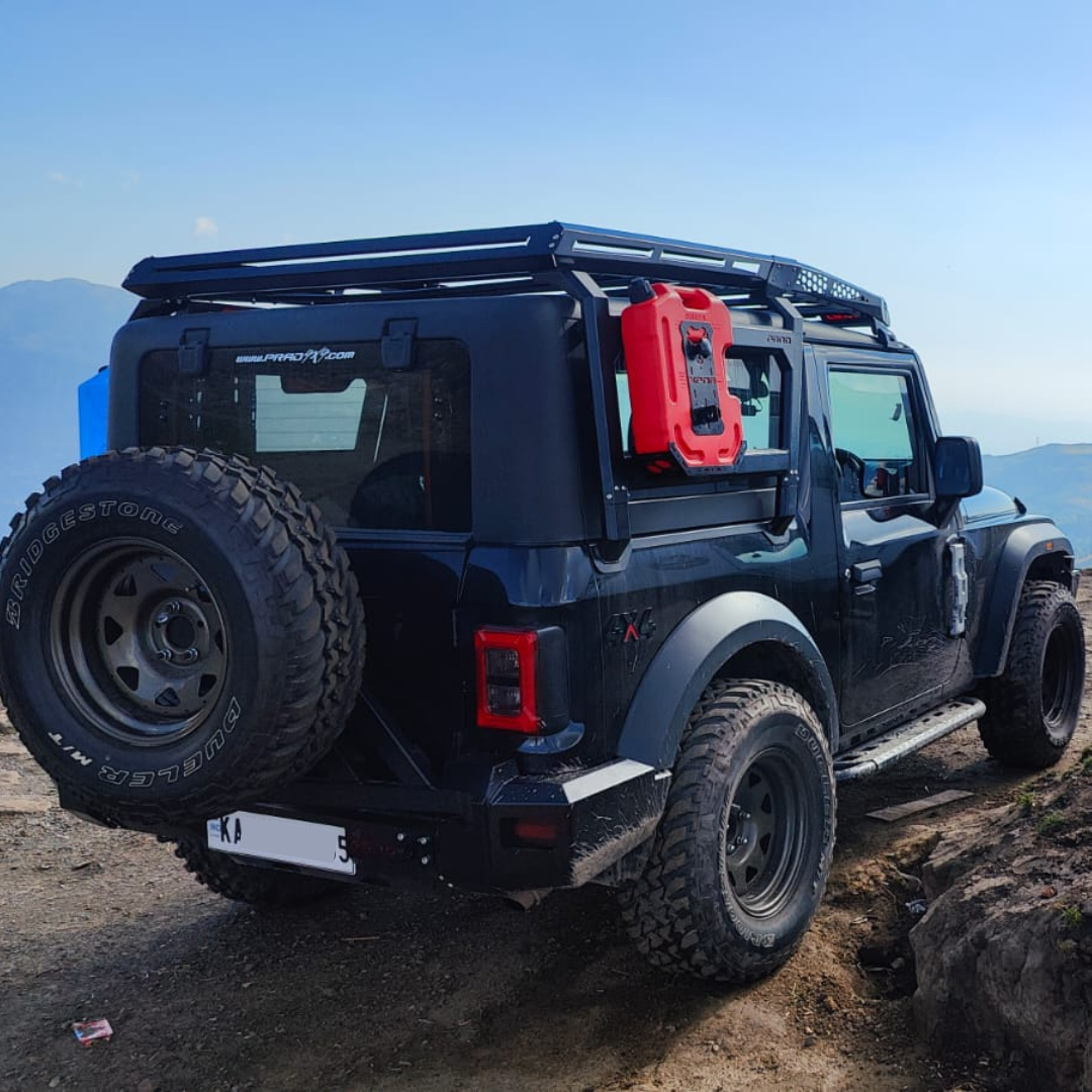 Full Roofrack with Jerry Can Mount – New Mahindra Thar (2020)