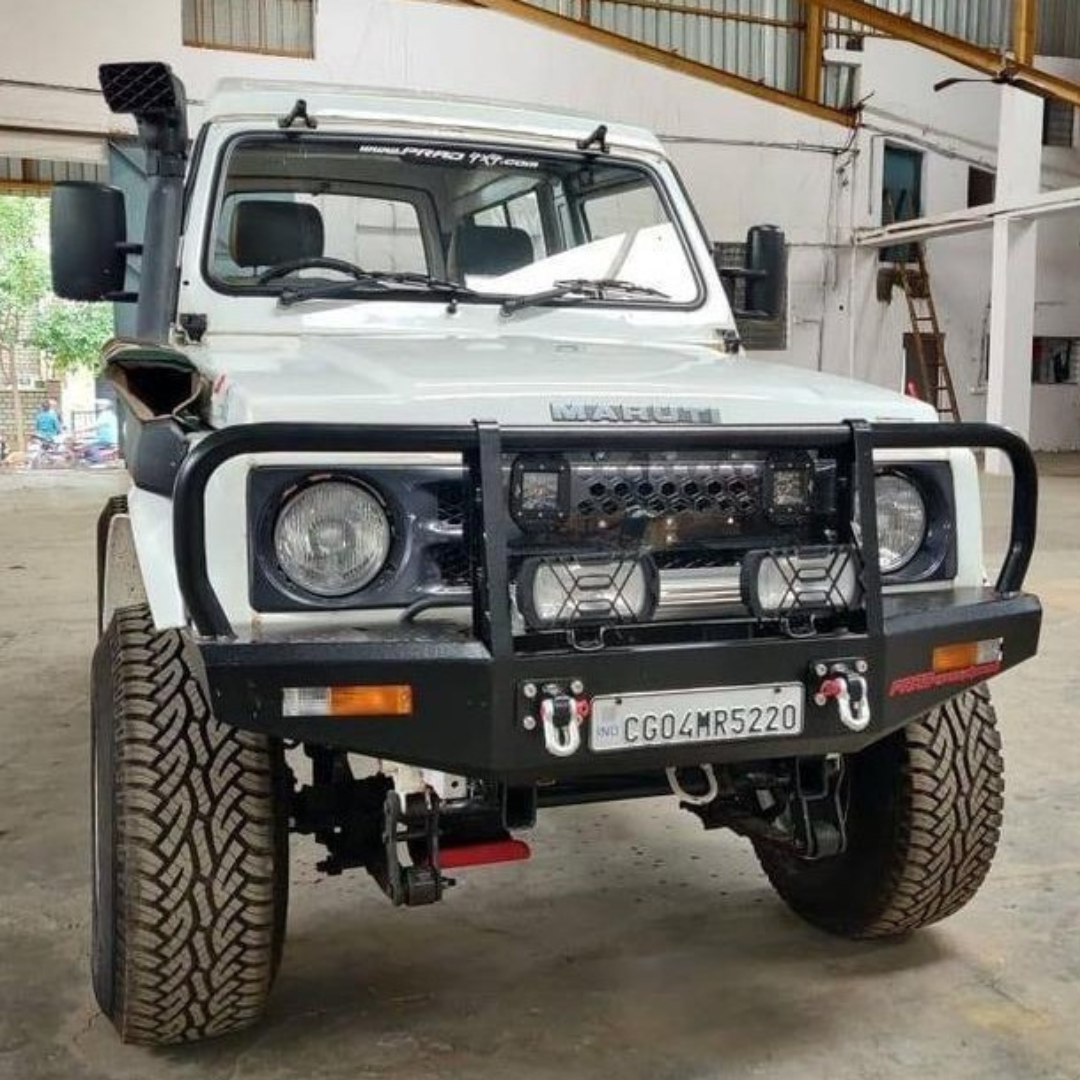 Winch Compatible XPD Bumper - Maruti Suzuki Gypsy - Prad Shop
