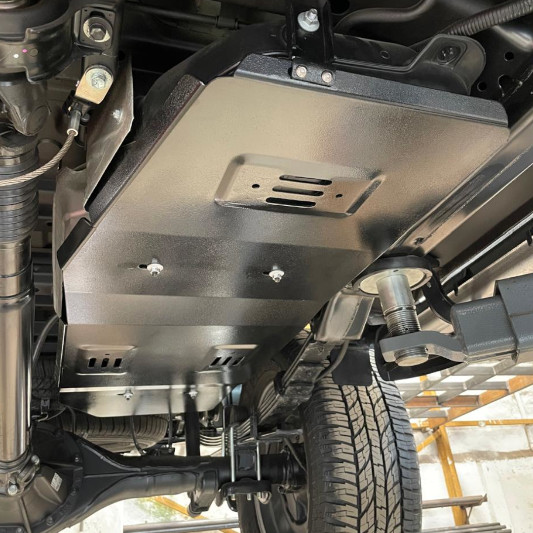 Fuel Tank Guard Aluminium & Mild Steel - Toyota Hilux