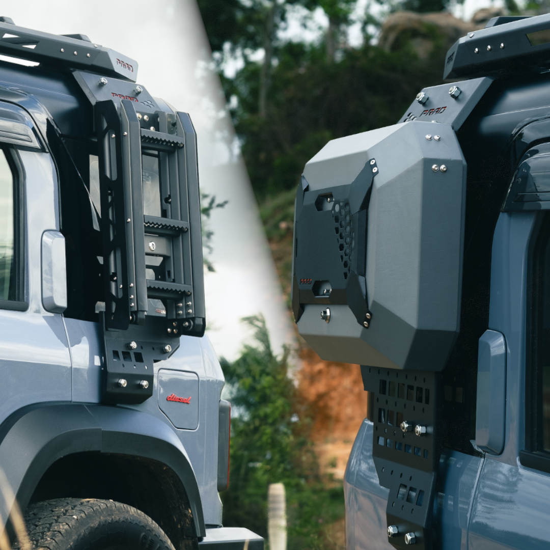 Utility Box and Ladder - Mahindra Thar Roxx - Prad Shop