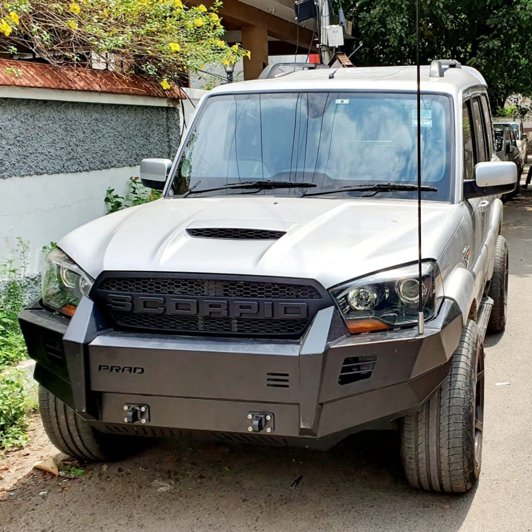 S10 Winch Compatible Front Bumper - Mahindra Scorpio (2015-2019)