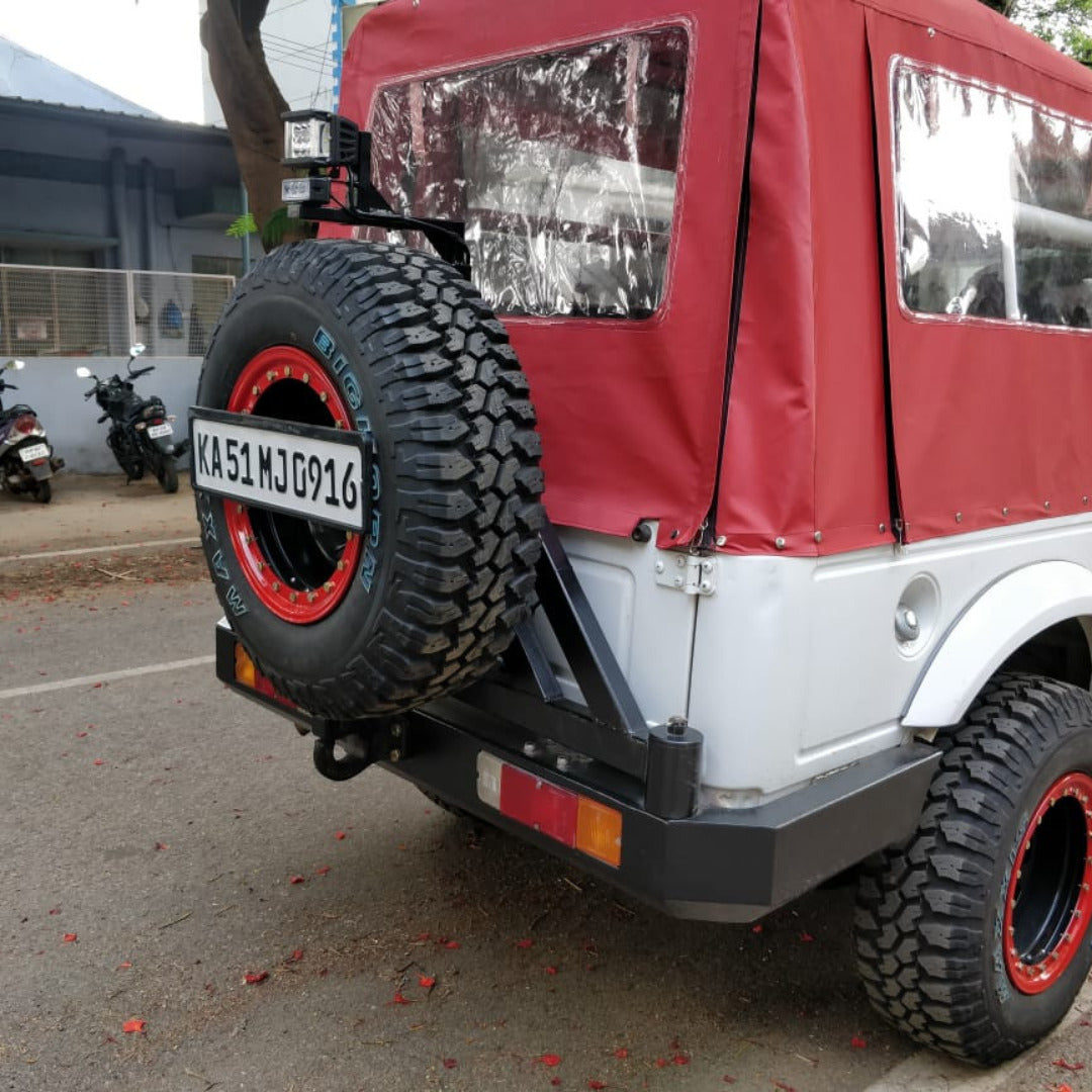 Rear Tandem Tyre Carrier - Maruti Suzuki Gypsy