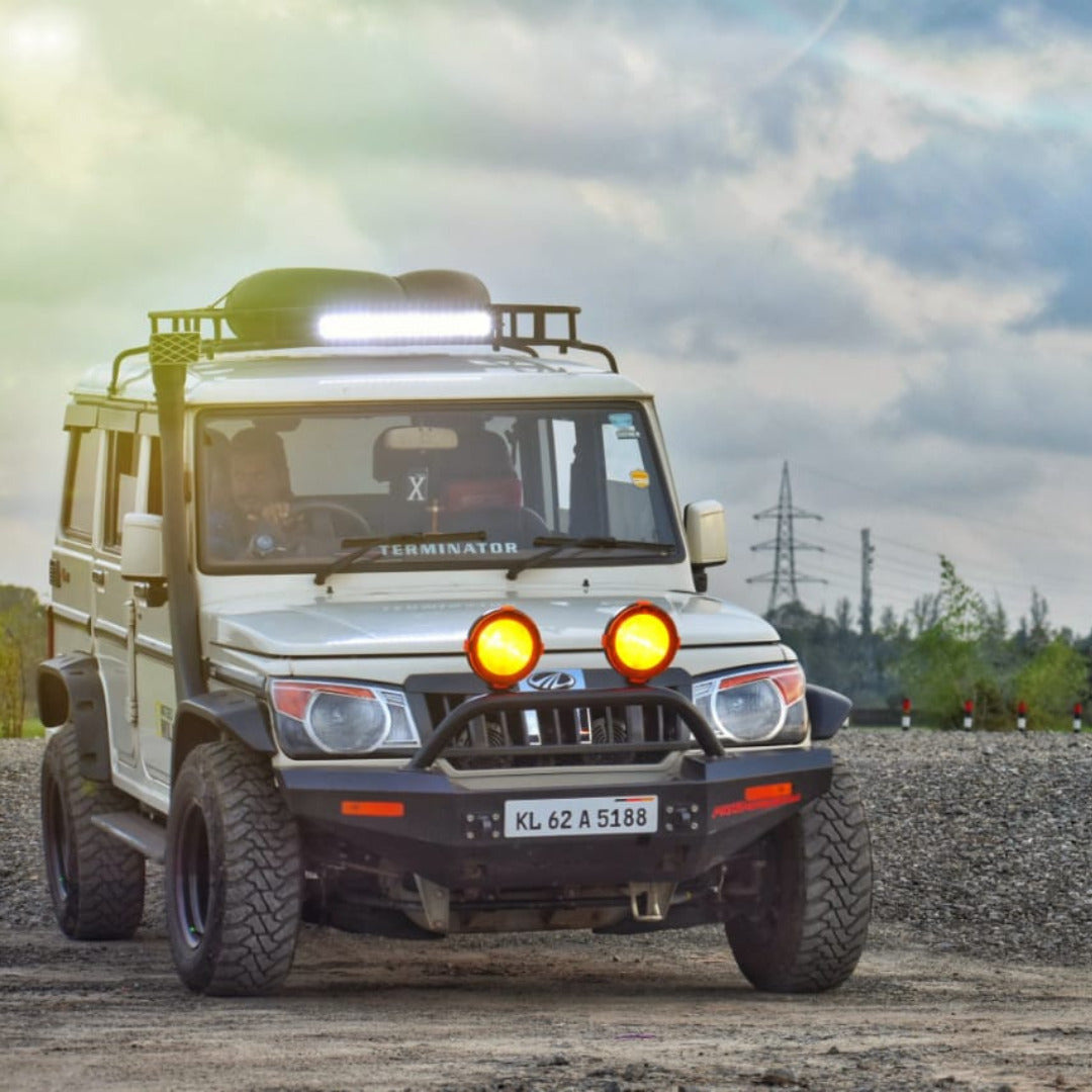 Winch Compatible Regular Bumper - Mahindra Bolero