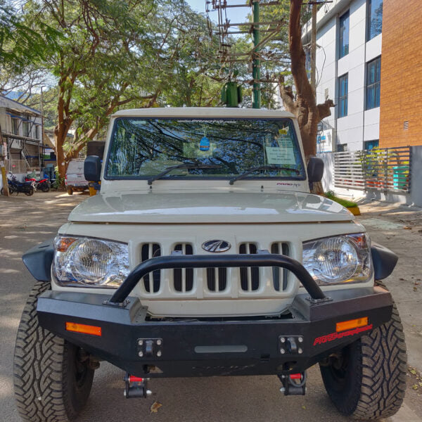 Winch Compatible Regular Bumper - Mahindra Bolero
