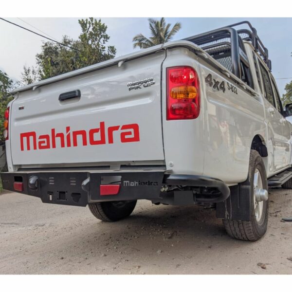 Rear Bumper with Tow Bar and Fender Protection - Mahindra Scorpio Getaway/Pickup
