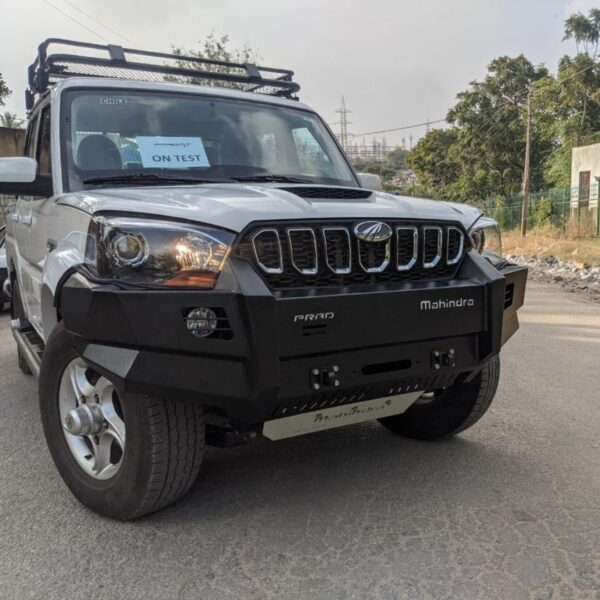 S10 Winch Compatible Front Bumper - Mahindra Scorpio (2015-2019)