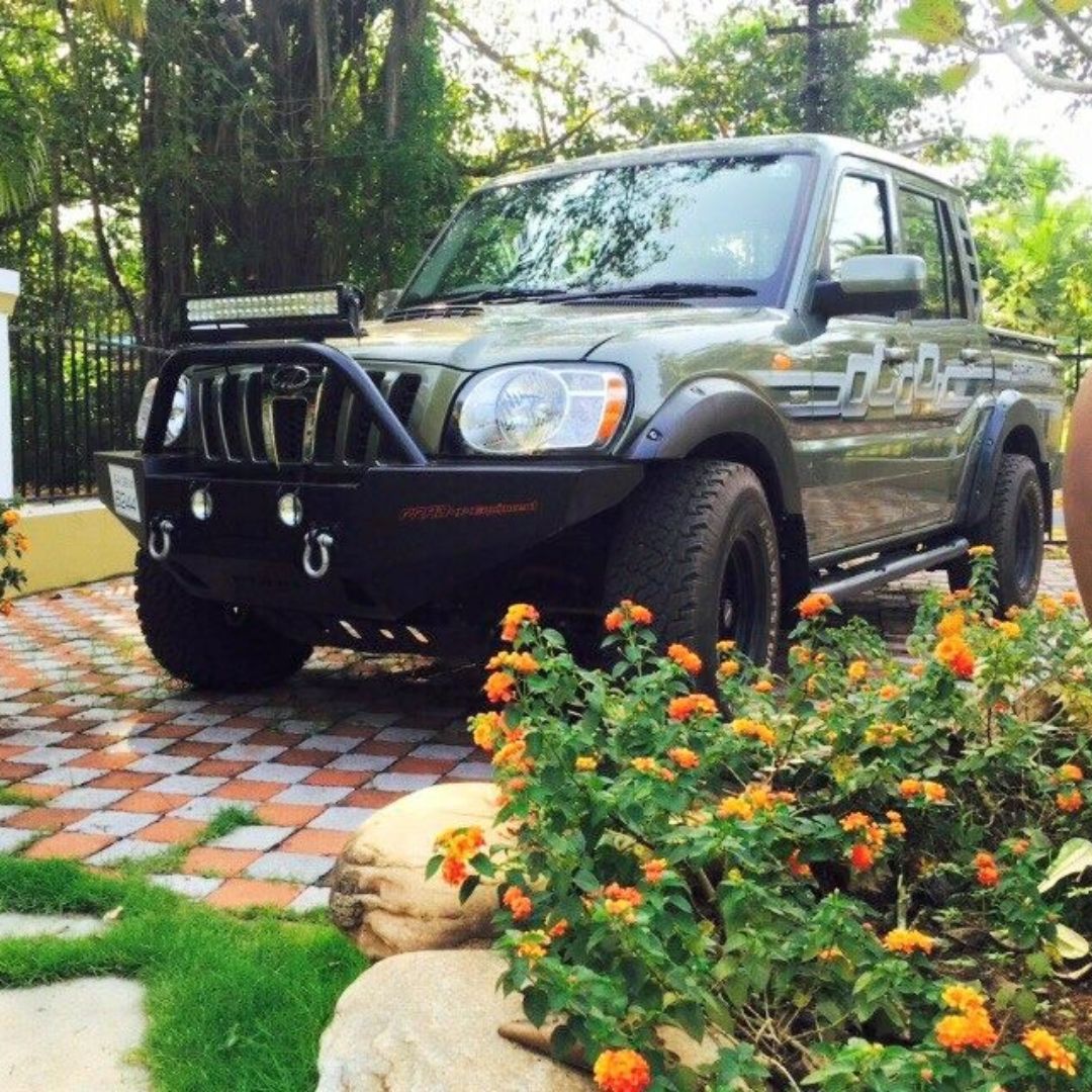 Winch Regular Bumper - Mahindra Scorpio (2009-2014)