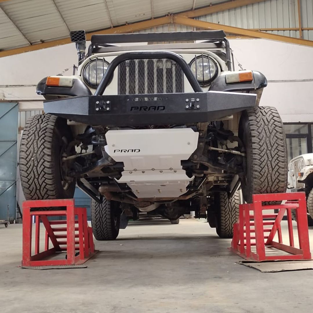 Underbody Armour Aluminium & Mild Steel - Mahindra Thar CRDE