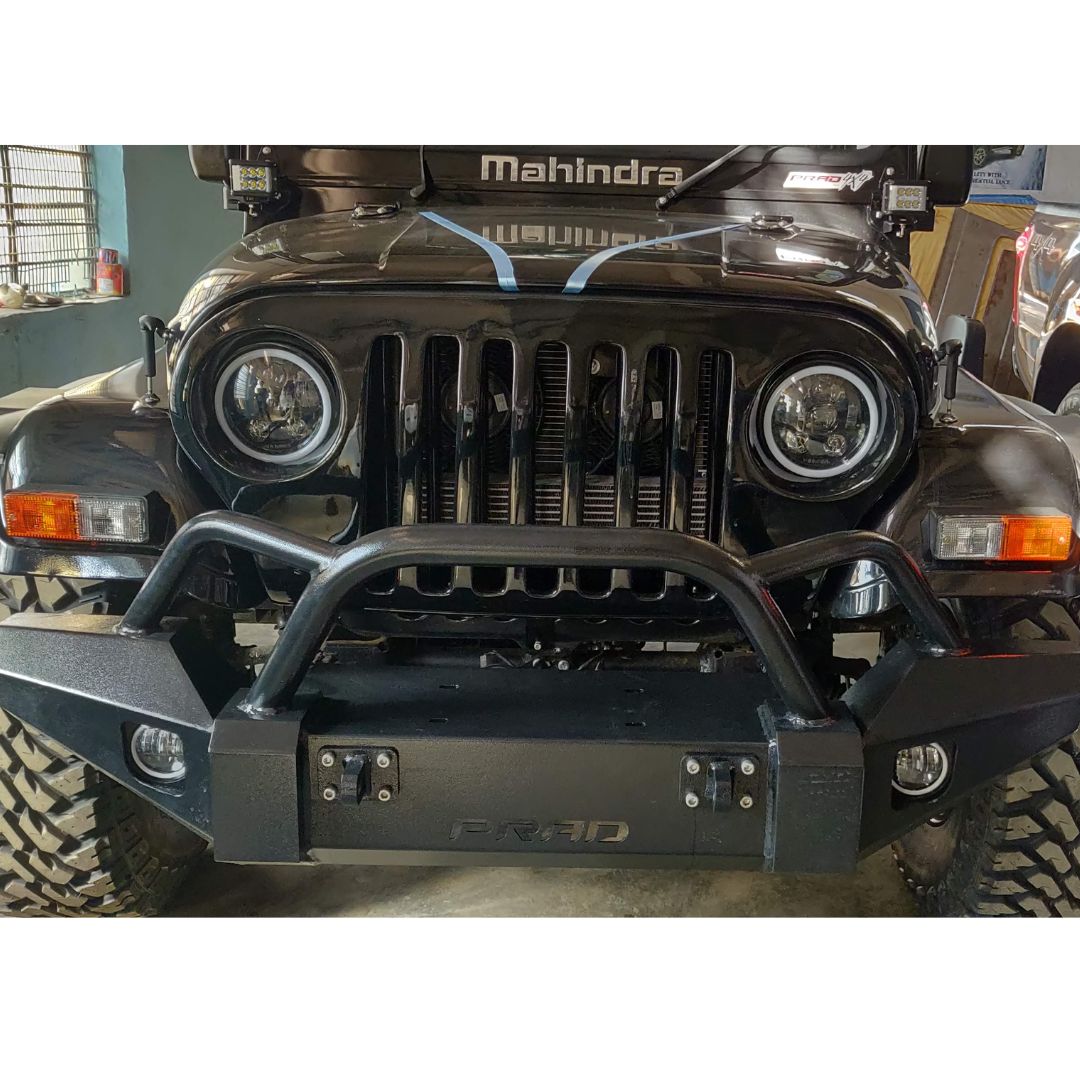 Wrangler Grill (Without Paint) For Thar - Mahindra Thar CRDE