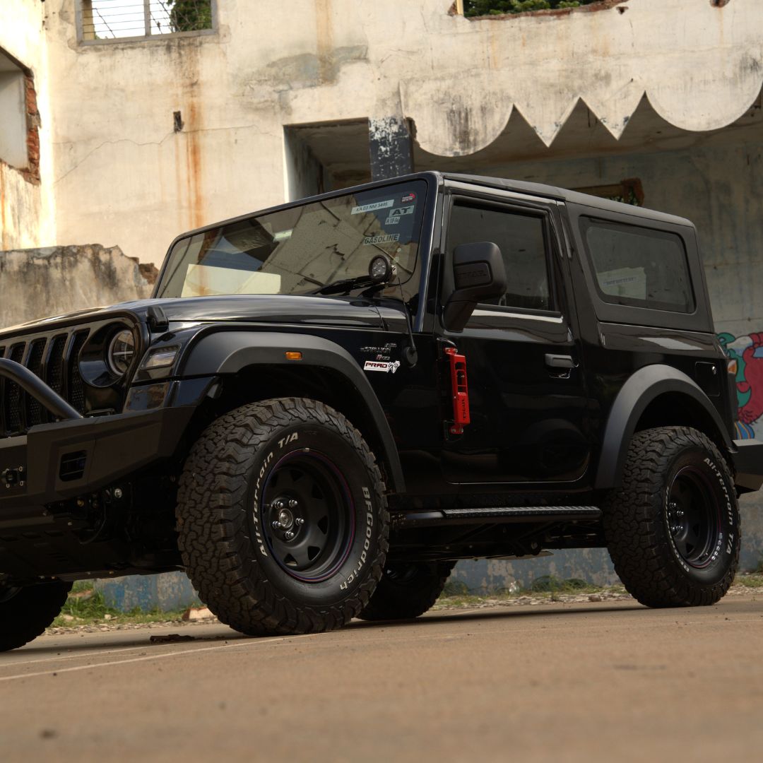 Functional Rocksliders – New Mahindra Thar (2020) - Prad Shop